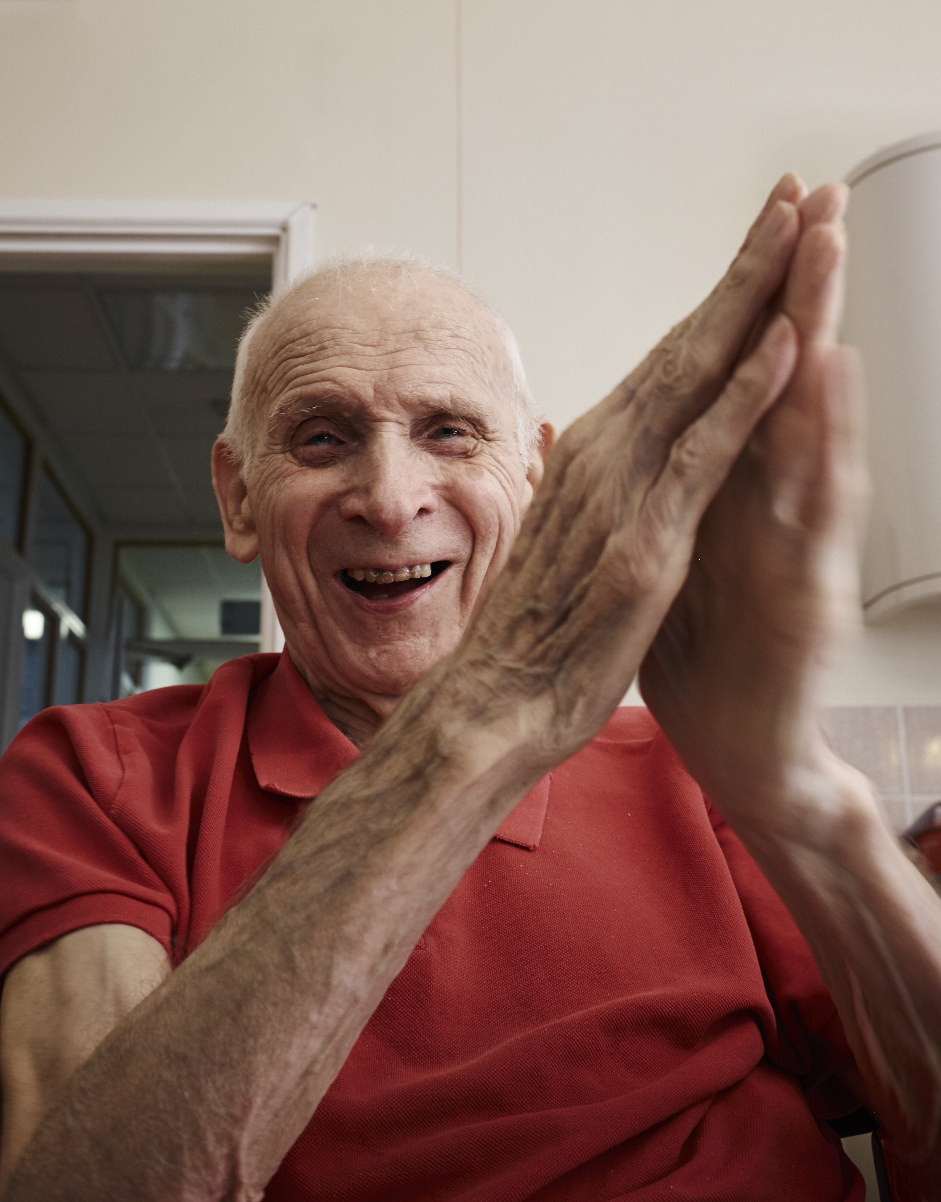 A resident enjoying a Shapeshifter Productions session