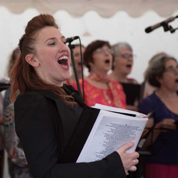 WAM choir performing at The Stow Festival, 2012